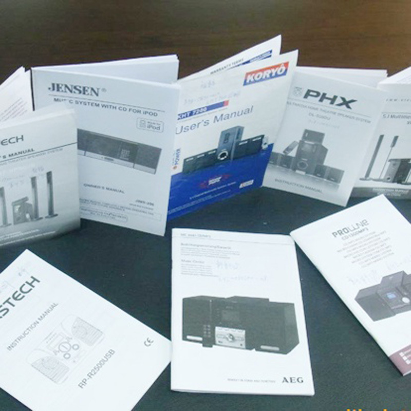 工廠印刷彩色說(shuō)明書電子產(chǎn)品說(shuō)明書印刷折頁(yè)彩頁(yè)宣傳單畫冊(cè)印刷